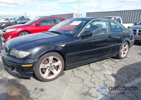 2004 BMW 325Ci z USA, uszkodzony, nr VIN WBABV13424JT22991